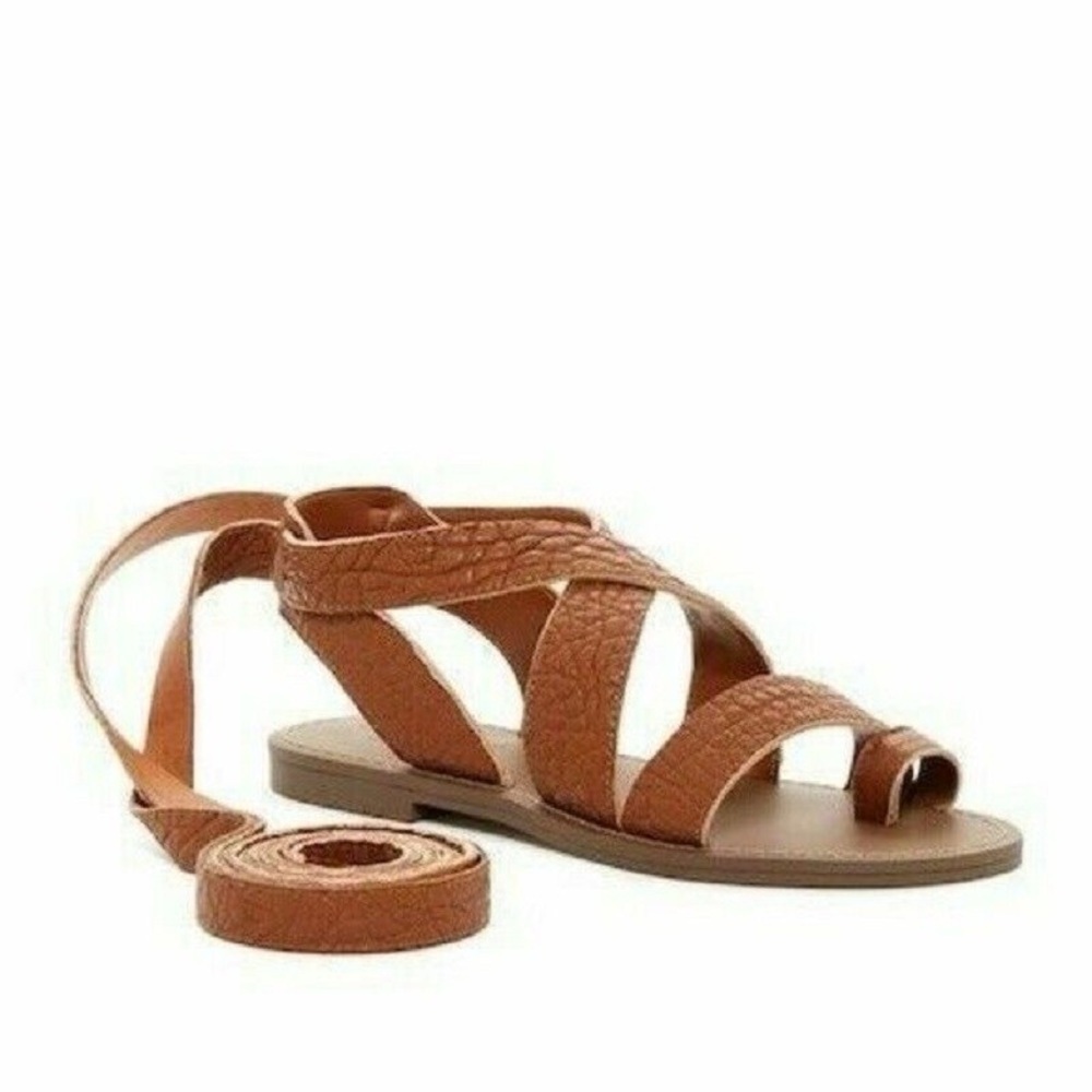 Australian Luxe Collective - Elegant Brown Leather Sandals